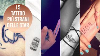 I 5 tattoo più strani delle star